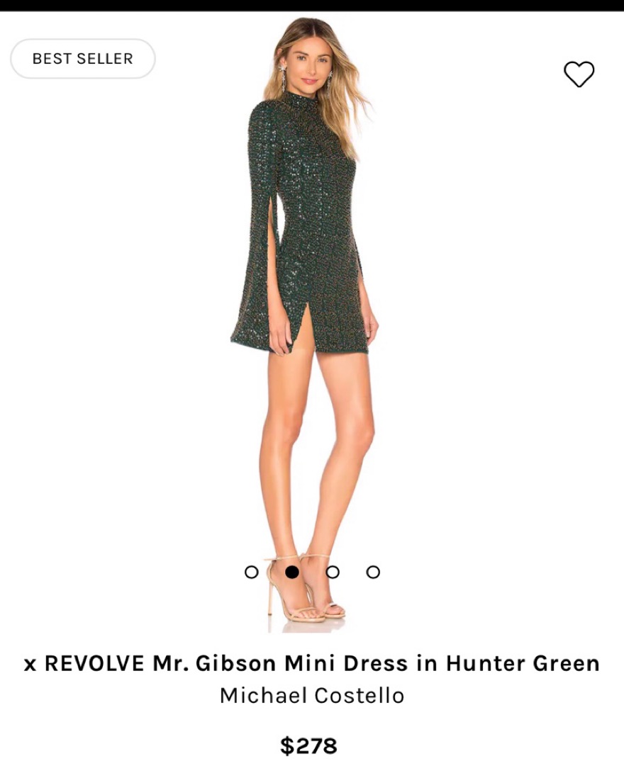 x REVOLVE Mr. Gibson Mini Dress by Michael Costello - Pickle