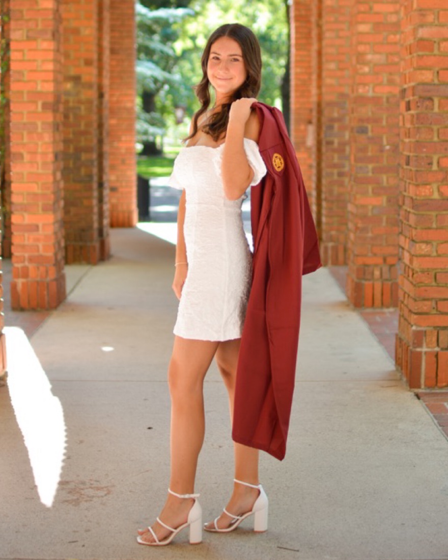 White Graduation Dress by Astr The Label - Pickle