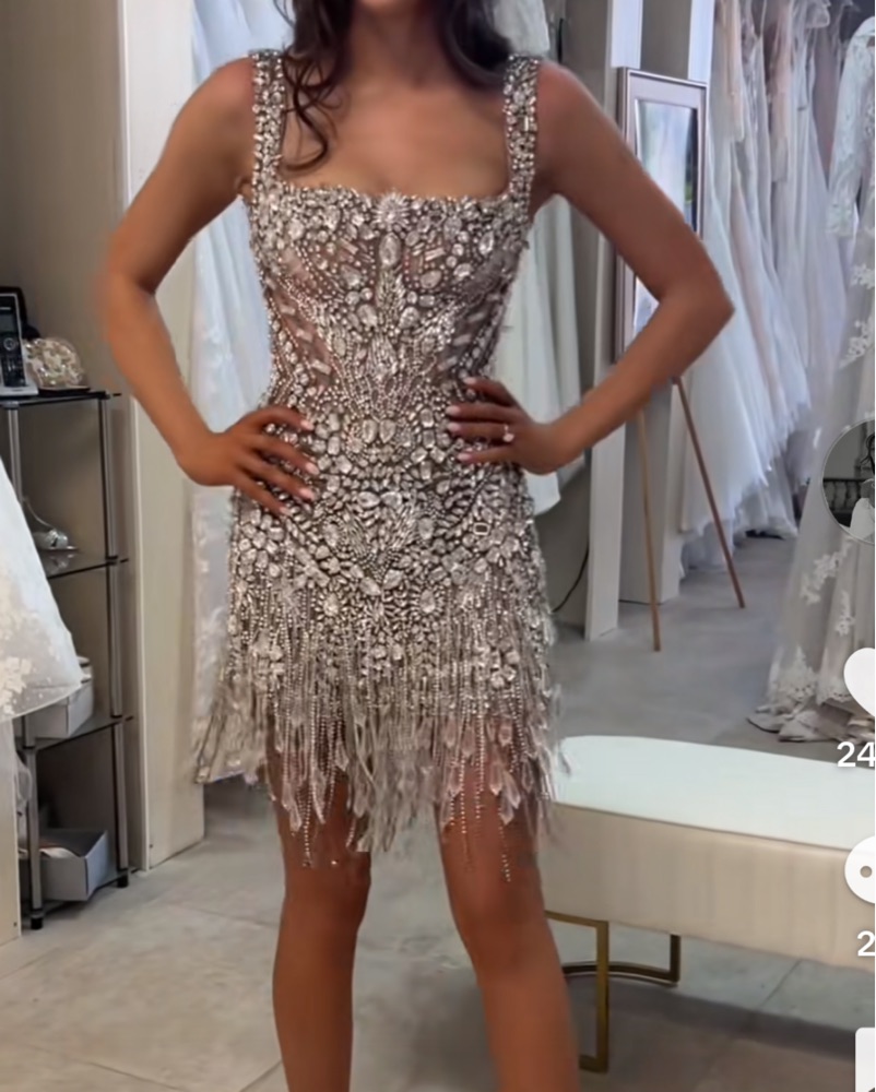 albina dyla bella silver beaded dress Greta Dress, in Dusty Blush Stretch | Show Me Your Mumu main image 0