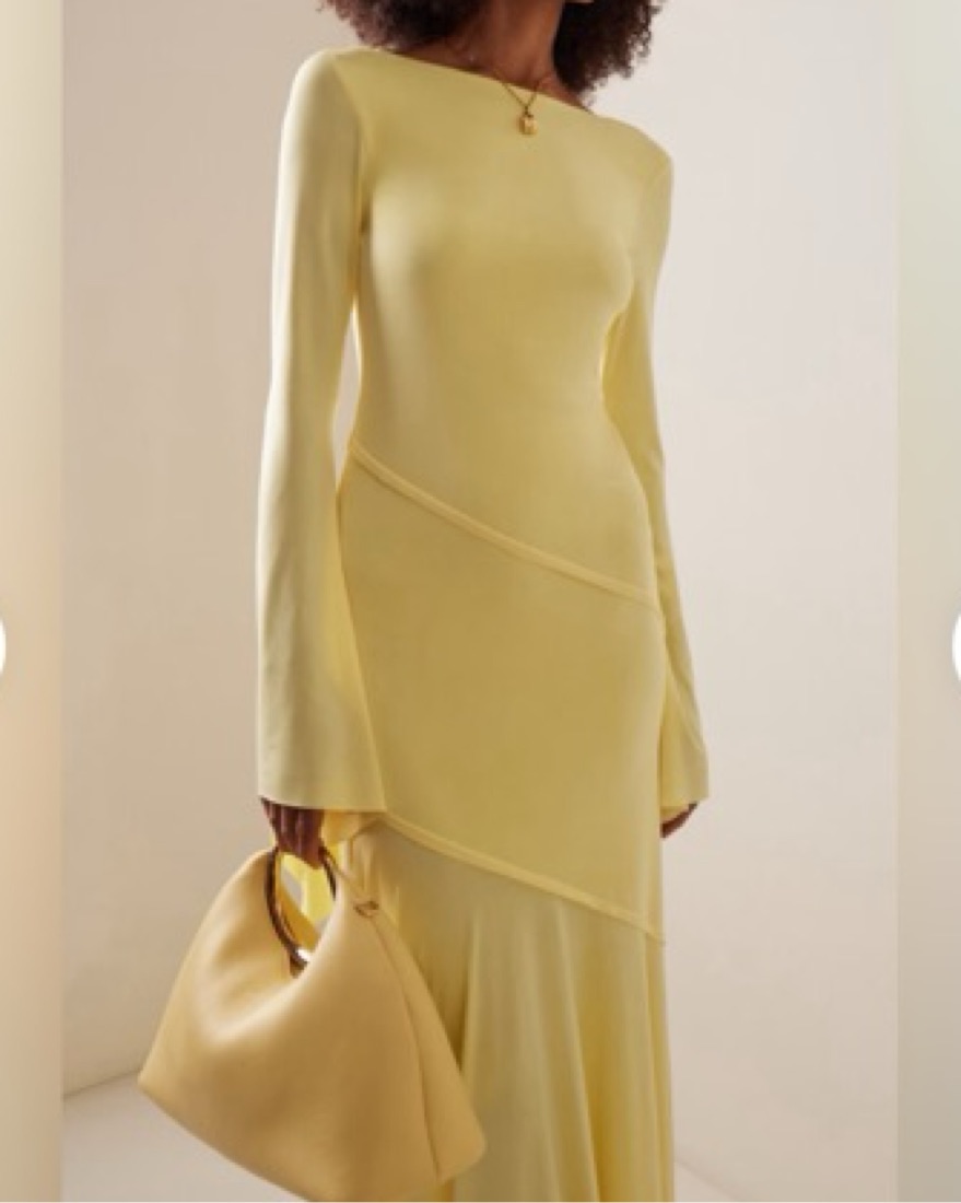 siedrés exclusive alin open-back jersey maxi dress SIEDRES Alin Open-Back Jersey Maxi Dress by Siedres