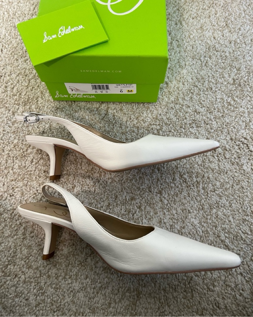 Sam Edelman Bianka Slingback Kitten Heel by Sam Edelman - Pickle