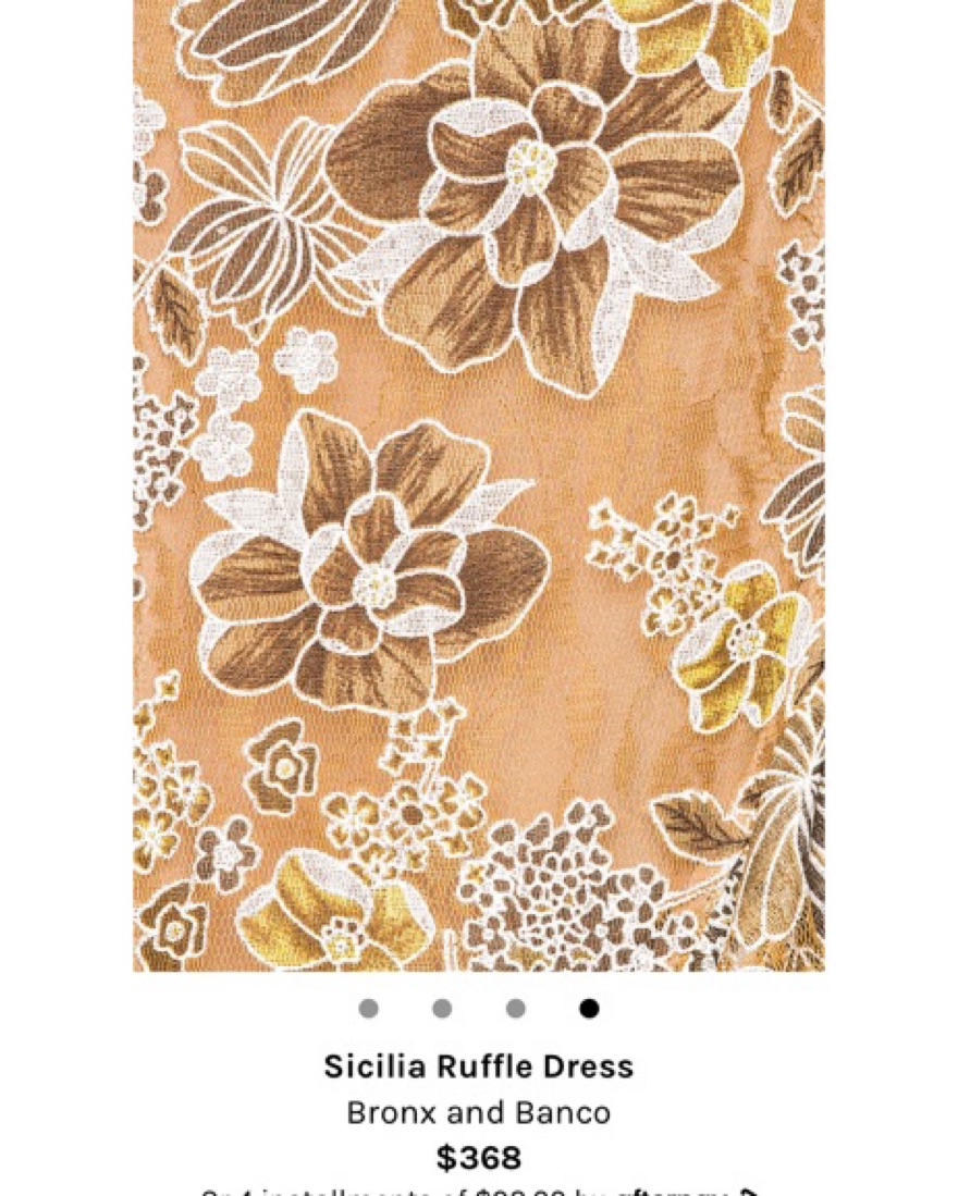 Bronx And Banco sisilia Ruffle Dress by Bronx And Banco - Pickle