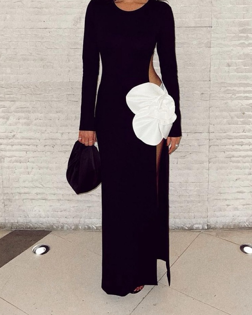 Delfi Collective Chloe Long Dress by Delfi Collective - Pickle
