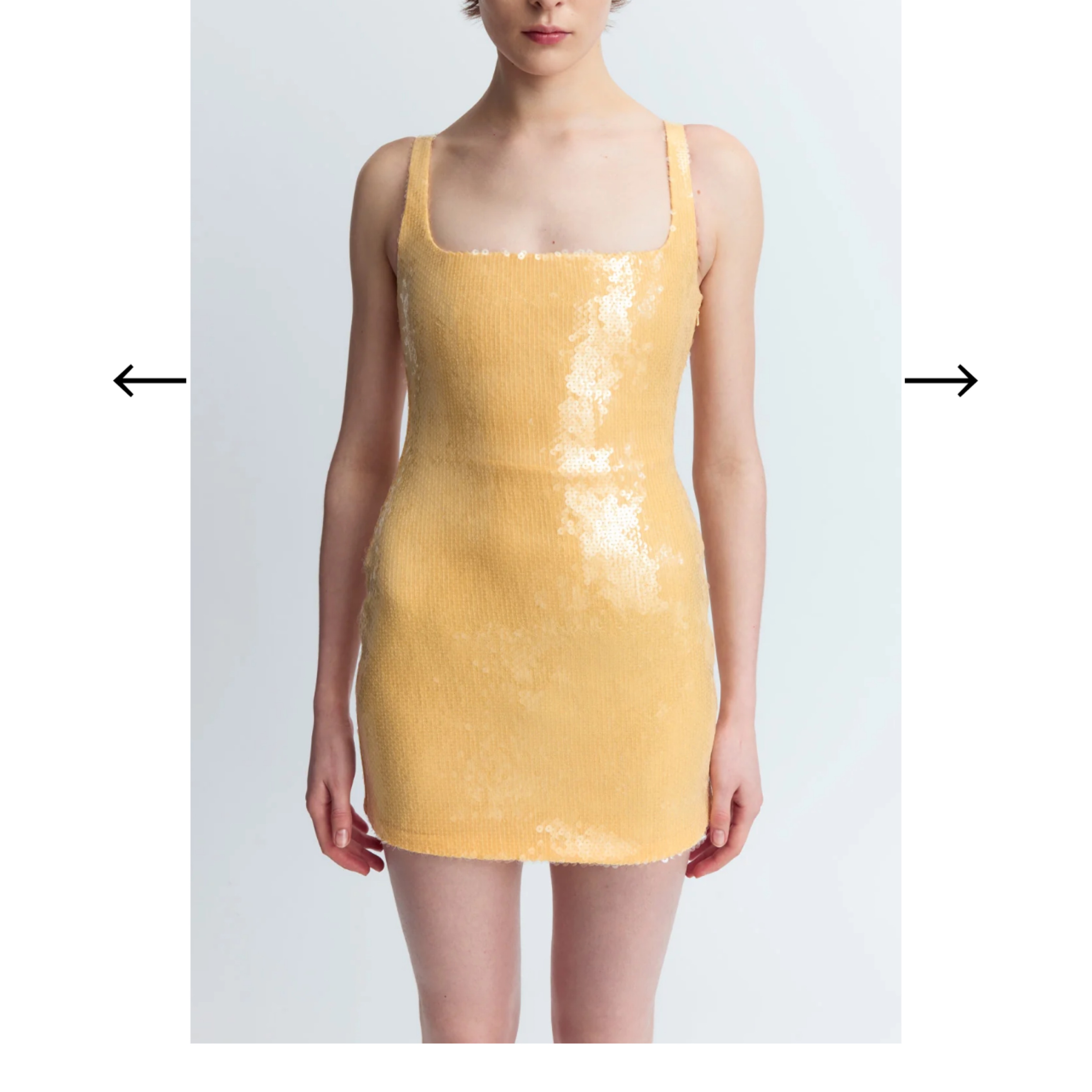 16arlington yellow sequin dress Solaria Sequin Lace-up Midi Dress