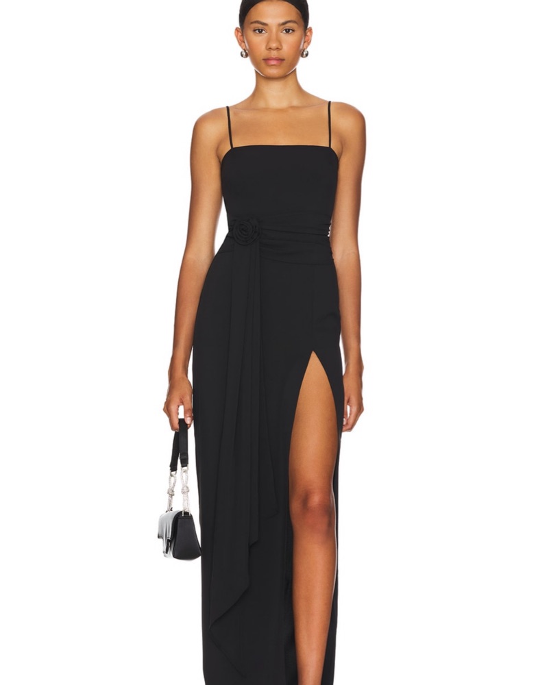embellished black mini dress Avec Les Filles Crystal Embellished Long Sleeve Stretch Velvet Minidress in Black at Nordstrom, Size 14