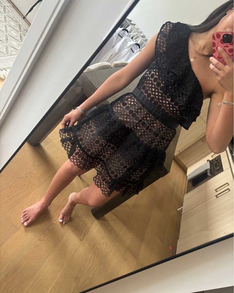 Self Portrait Elegant Lace Midi Dress by Self Portrait - Pickle