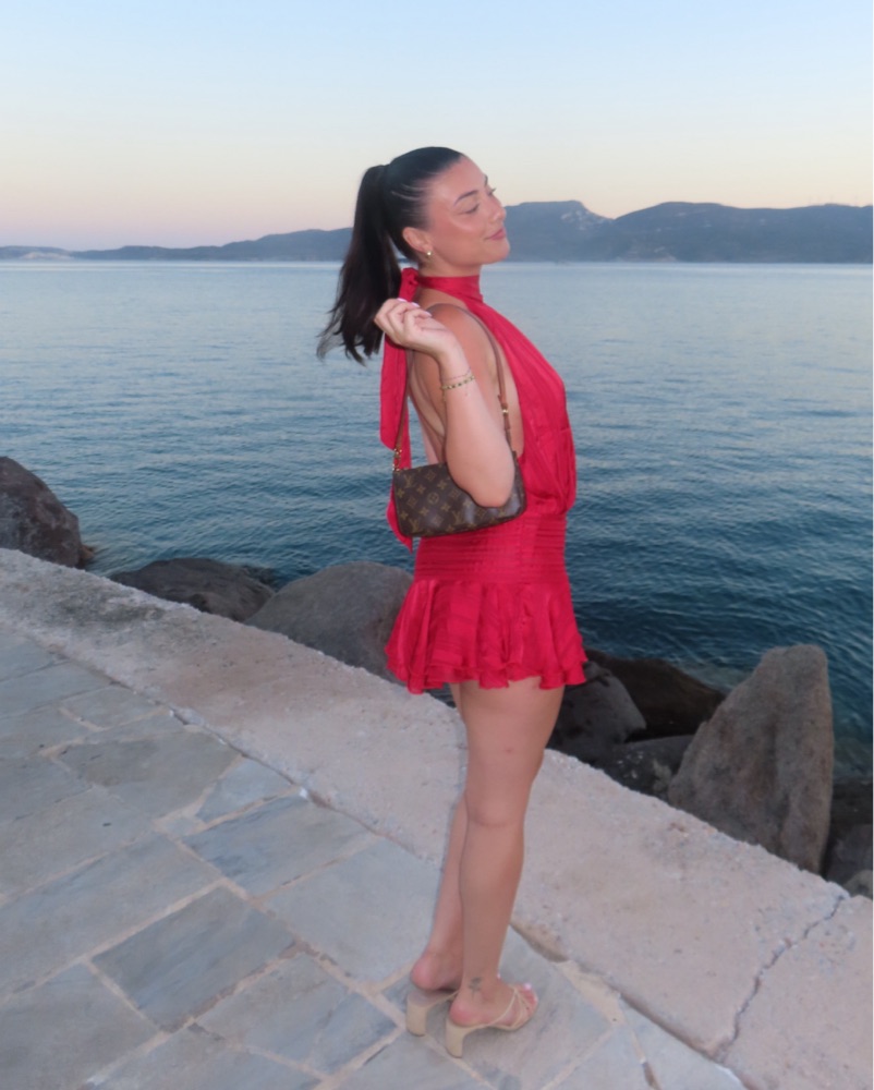 Red Peppermayo Willow Chiffon Mini Dress by Peppermayo - Pickle