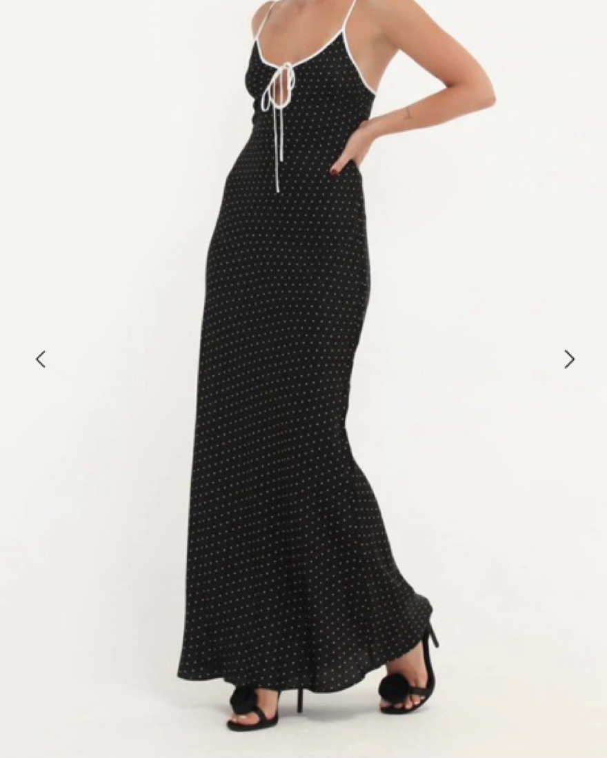 rumored black dress Darling Mini Dress | Black Gingham | Size XXS