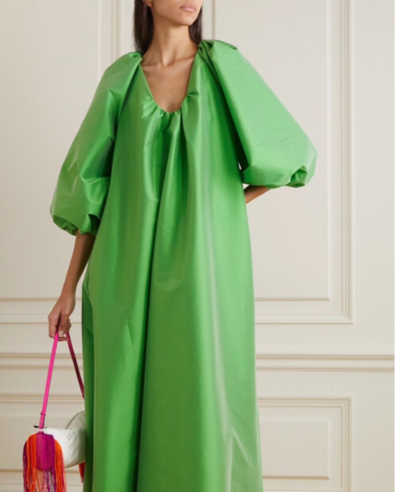 Bernadette George Tafeta Green Dress by BERNADETTE - Pickle