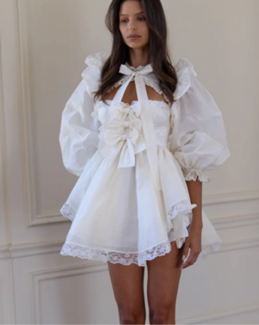 Selkie Ivory Organdy Cake Shop Dress by Selkie - Pickle