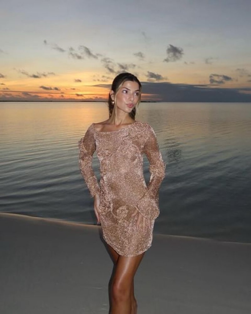 ワンピース CULT GAIA Woman Dress Brown KD3588YO2777 908 Cult Gaia Serita Dress Brown Sz M $559 | eBay