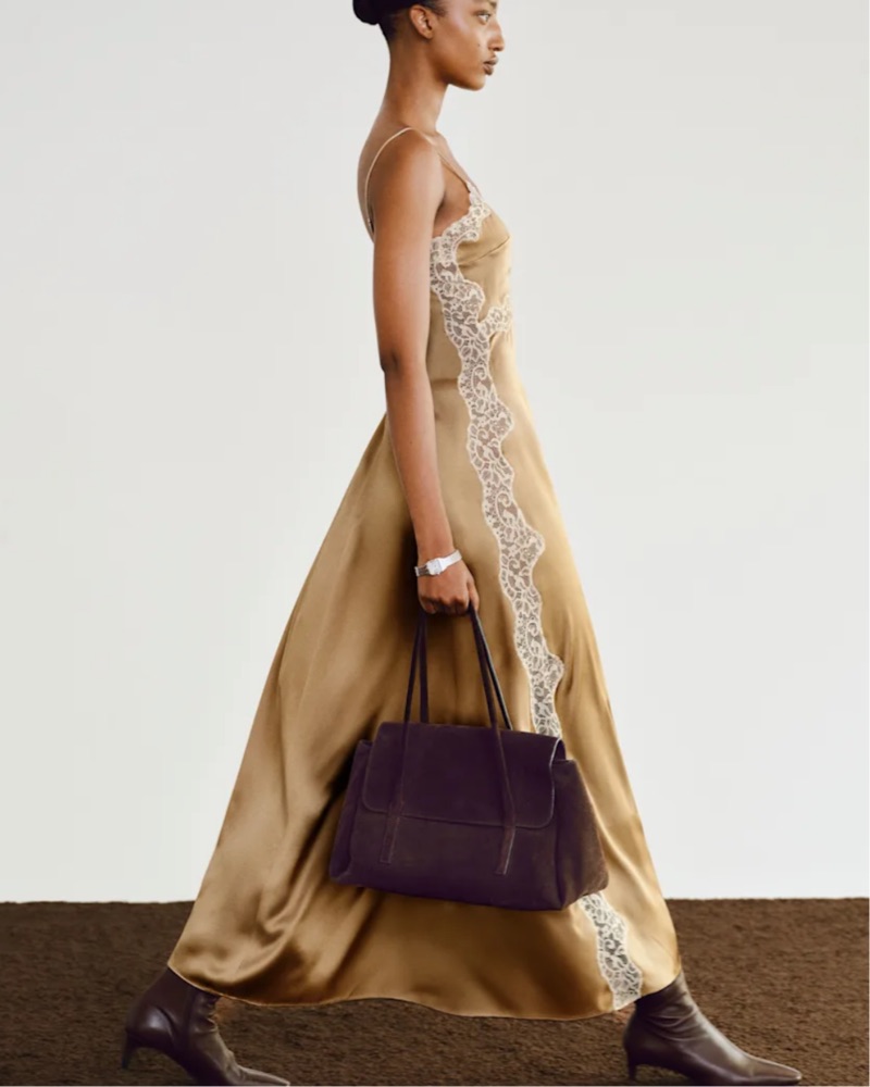white lace cold shoulder dress The Katherine Dress in White Chantilly Lace 0 / White Chantilly Lace main image 0