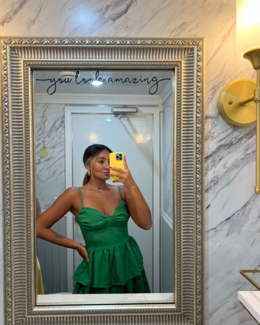pretty little thing neon green dress Fluorescents Halter Mini Dress | Green | Womens main image 0