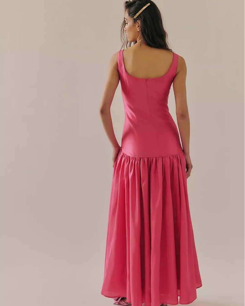 Hutch The Ridge Dress Drop Waist by Free People - Pickle
