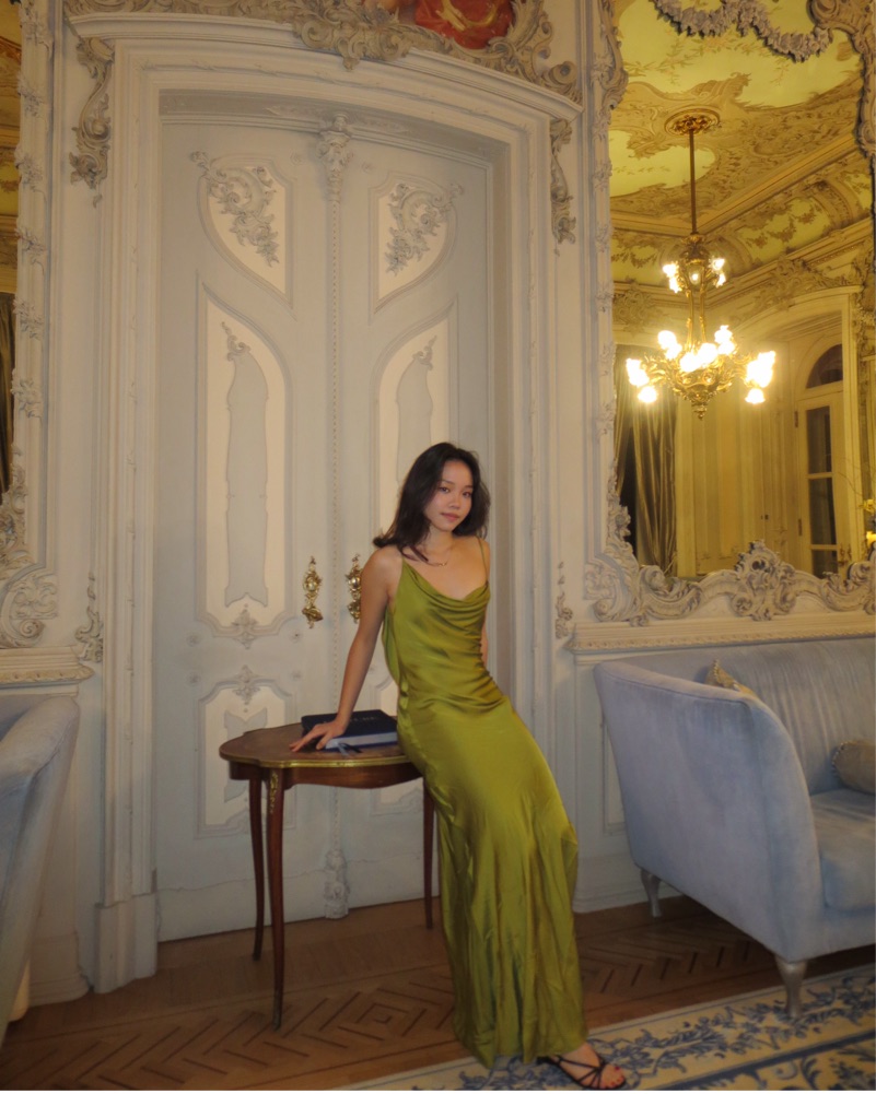 arcina ori green dress Arcina ORI SANTINA DRESS – CNB Dress Hire main image 0