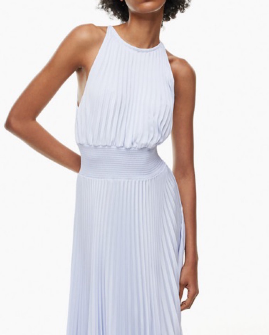アメリヴィンテージ　FRONT PLEATS LONG DRESS Jersey Long Dress With Drapes | Blumarine