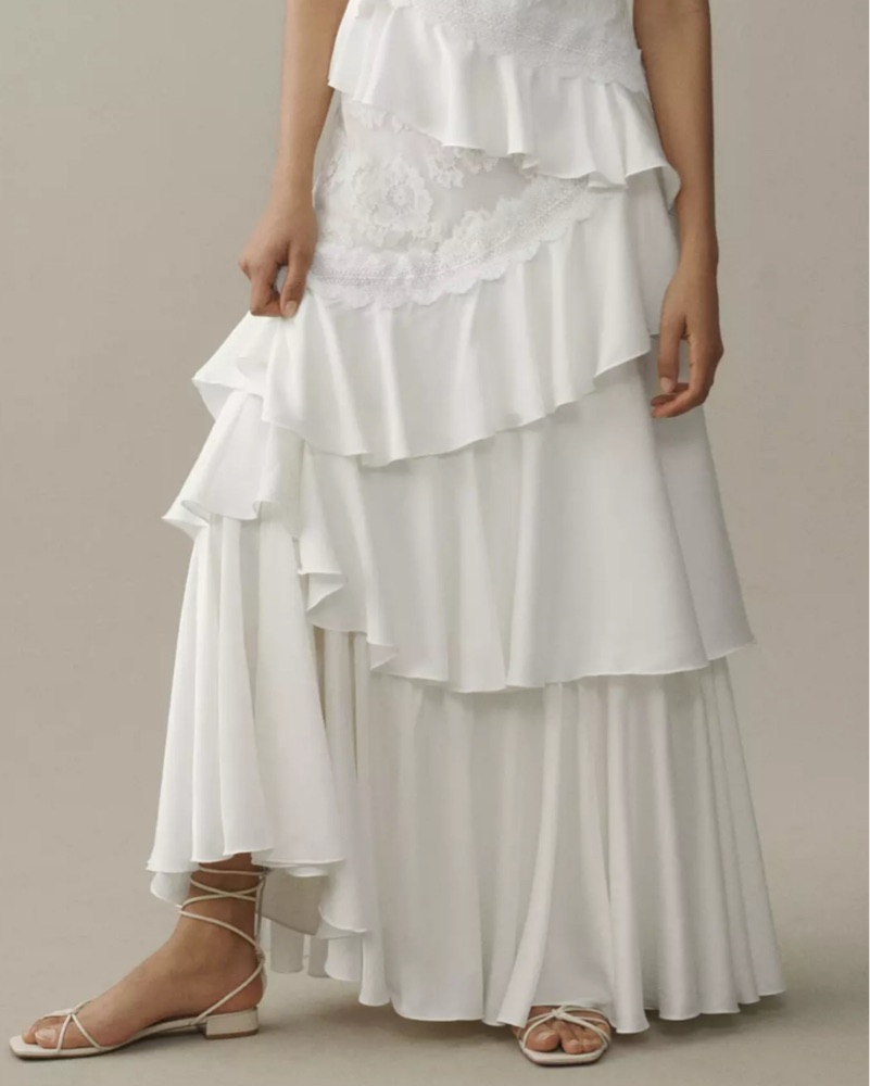 short lace back wedding dress Martini main image 0