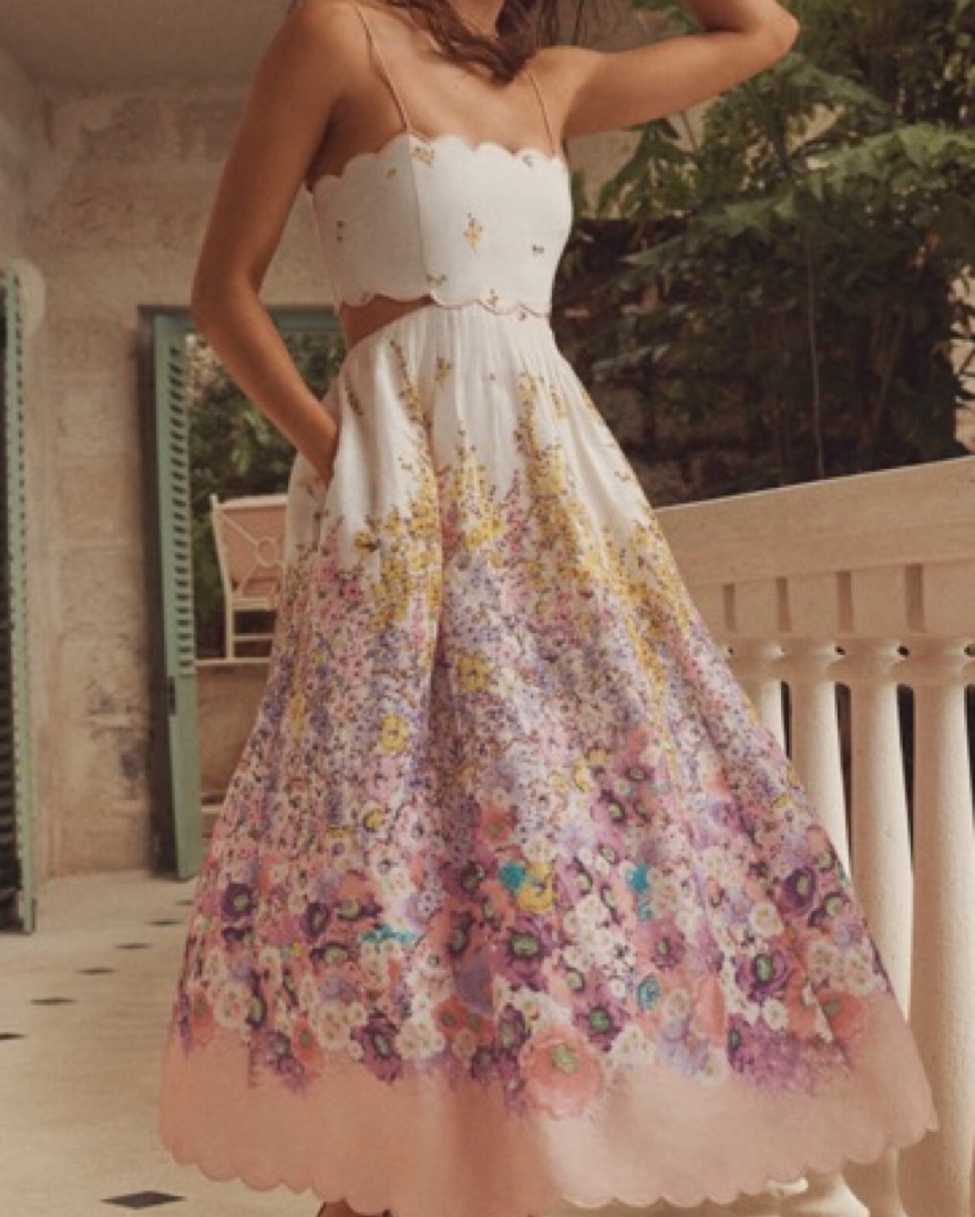 オールインワン・サロペット Zimmermann Floral-Print Dress Zimmermann Floral Printed | Pickle