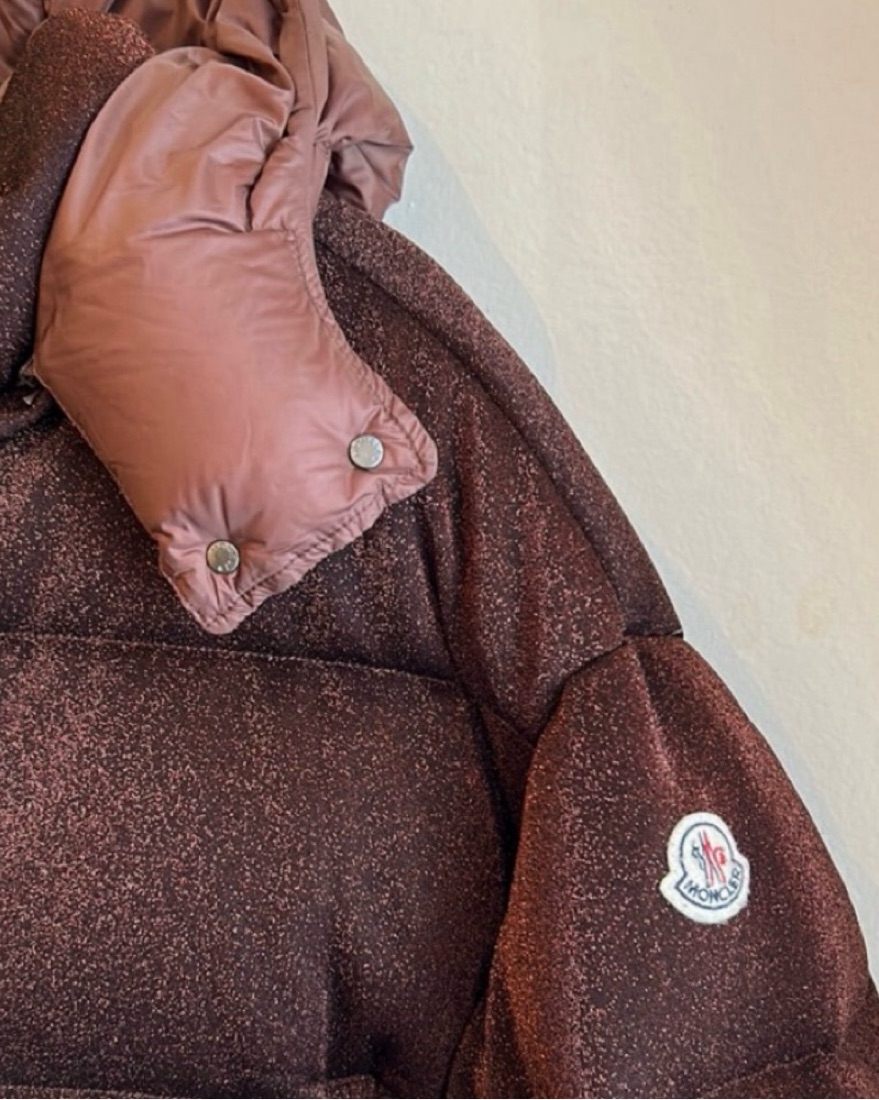 $2,700 Moncler Chocolate Brown Puffer by Moncler - Pickle