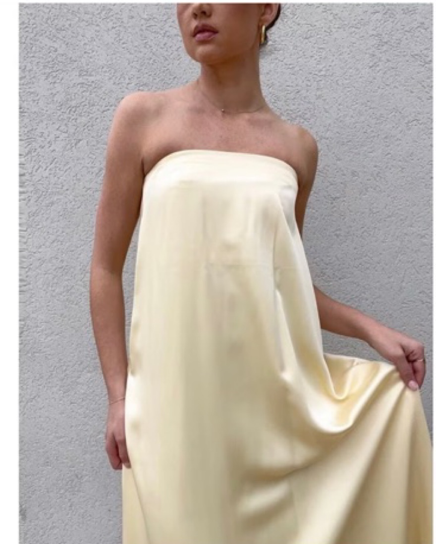Strapless Shift Dress by Antonio Melani - Pickle