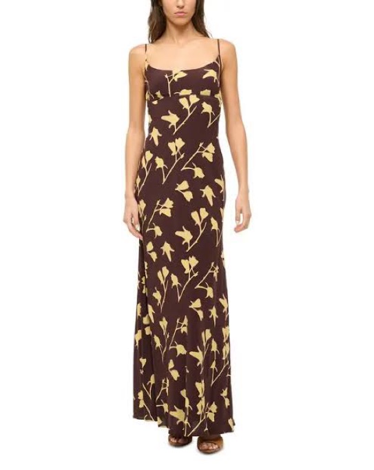 Staud Yellow Floral Dress by Staud - Pickle