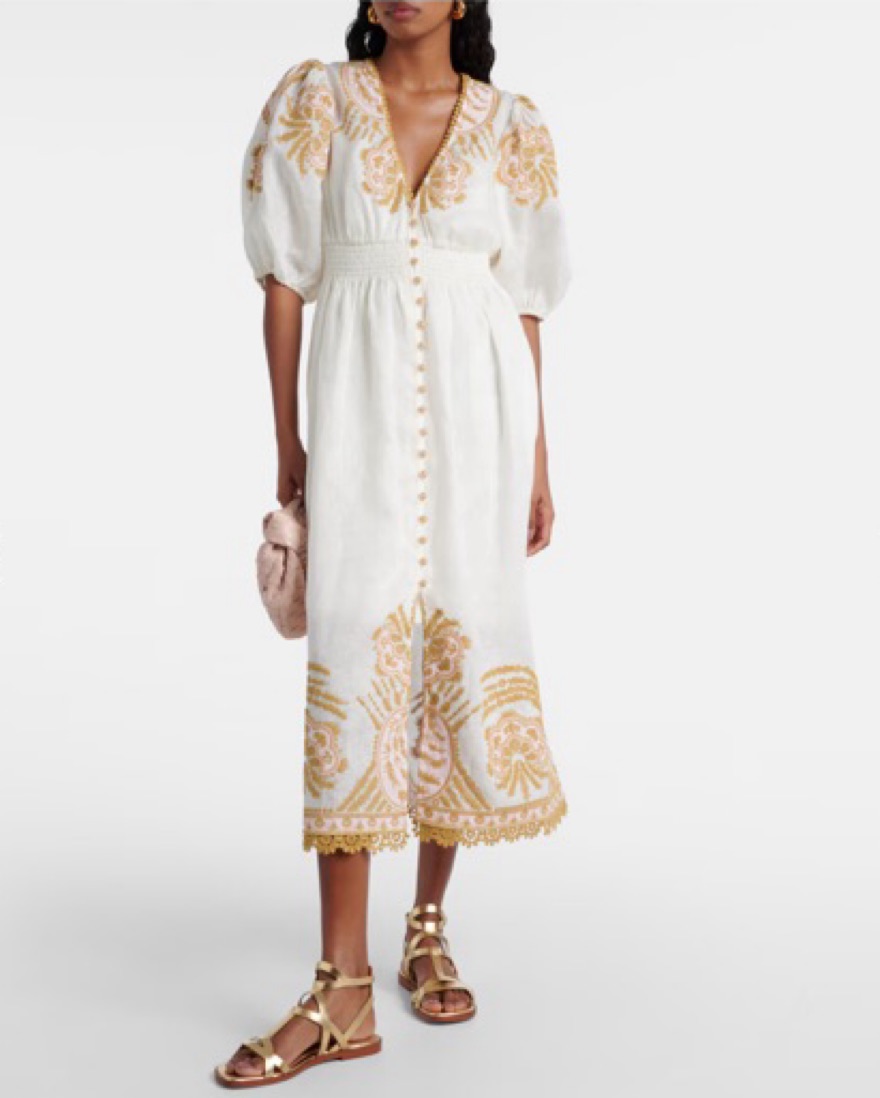 Zimmermann Waverly Embroidered Dress by Zimmermann - Pickle