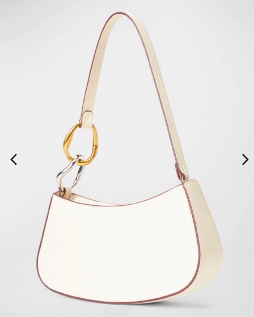 トートバッグ Staud Ollie Hobo Bag - Cream - Leather OLLIE BAG CREAM