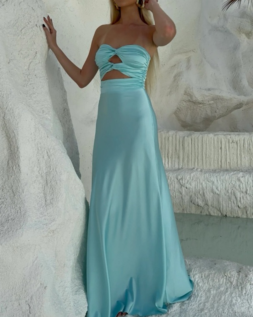 inka maxi dress Inka Full Moon | Sheer long sleeve maxi dress