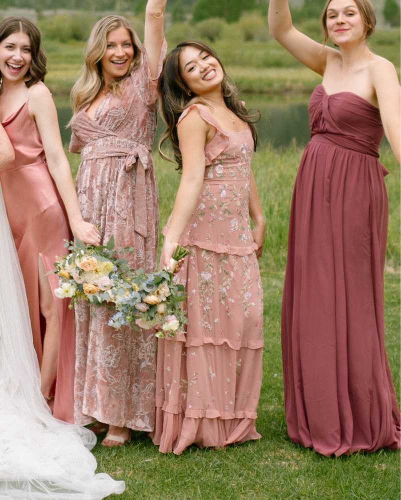 Petite Wedding Guest Dress by ASOS - Pickle