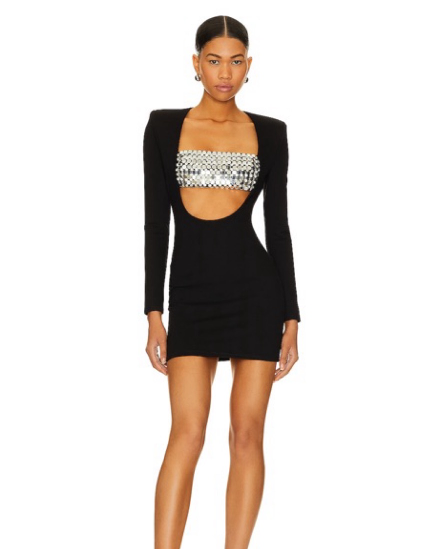 josh mini dress in black nbd NBD