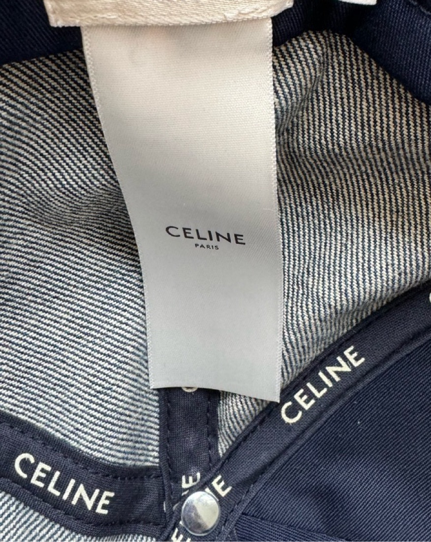 【★希少★】CELINE CAP INDIGO Celine Denim Baseball Cap | Pickle