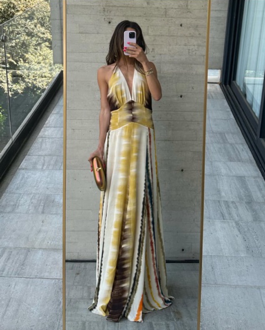 Silvia Tcherassi Tie-Dye Maxi Dress by Silvia Tcherassi - Pickle