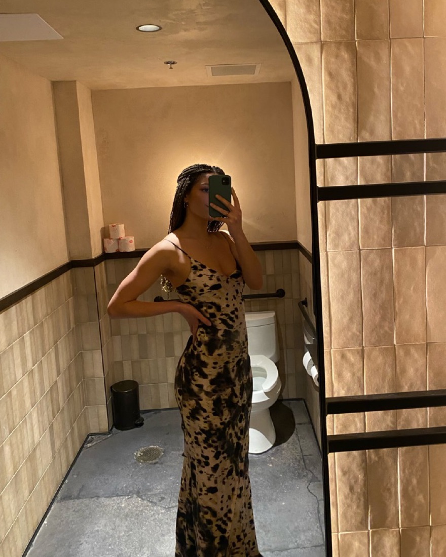 see through maxi dresses Mesh Glisten Maxi Dress
