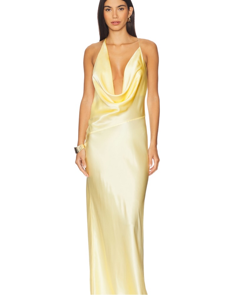 Natalie Rolt Lemon Gabi Gown by Natalie Rolt - Pickle
