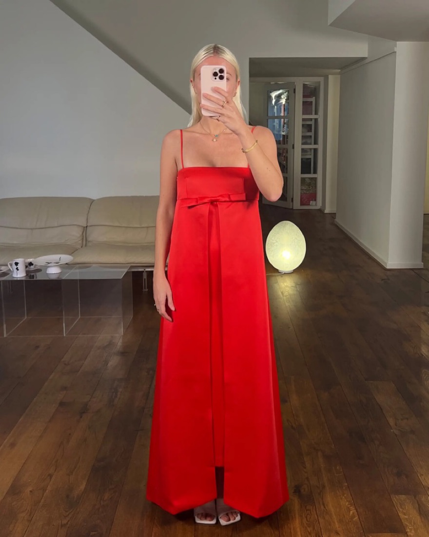 bernadette red dress Dress Odette  BERNADETTE