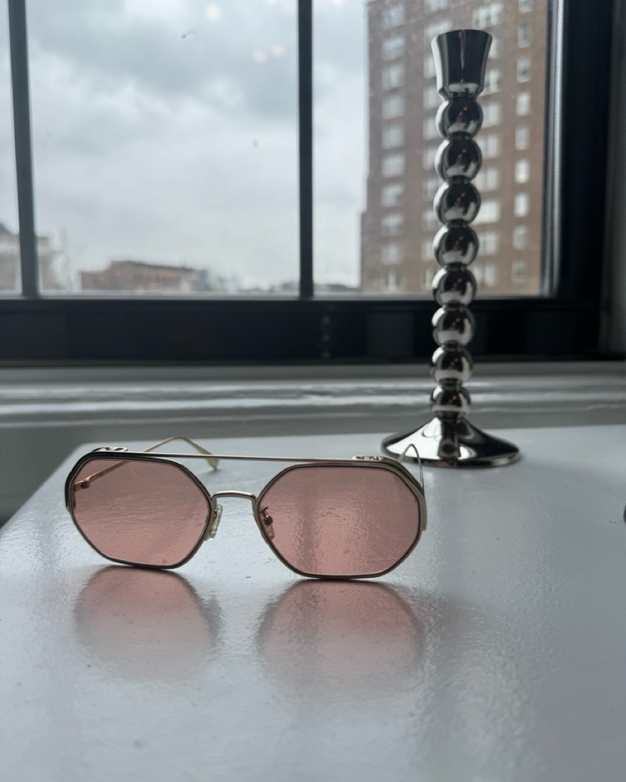 Hexagonal O'Lock Fendi Pink Sunglasses by Fendi - Pickle