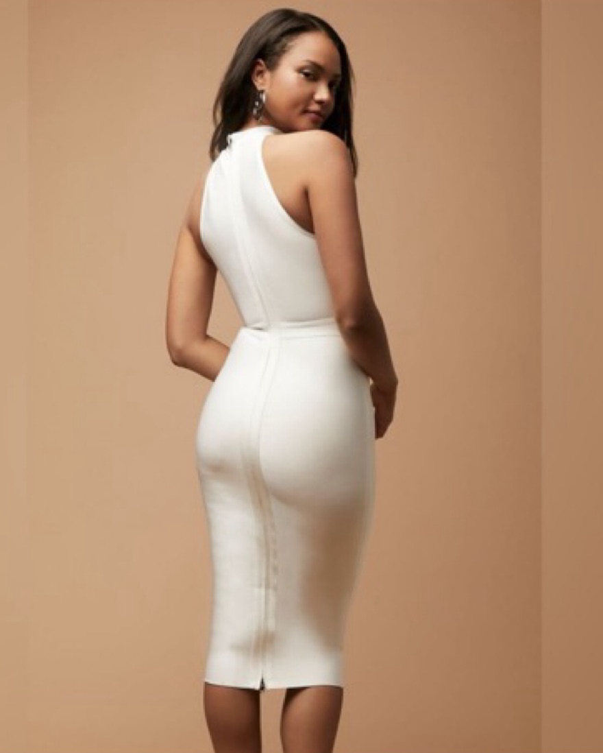 f21 bodycon dress Off-The-Shoulder Bodycon Mini Dress