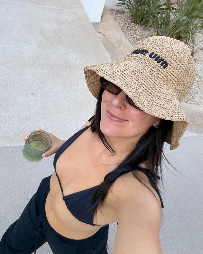 Miu Miu Beach Hat by Miu Miu - Pickle