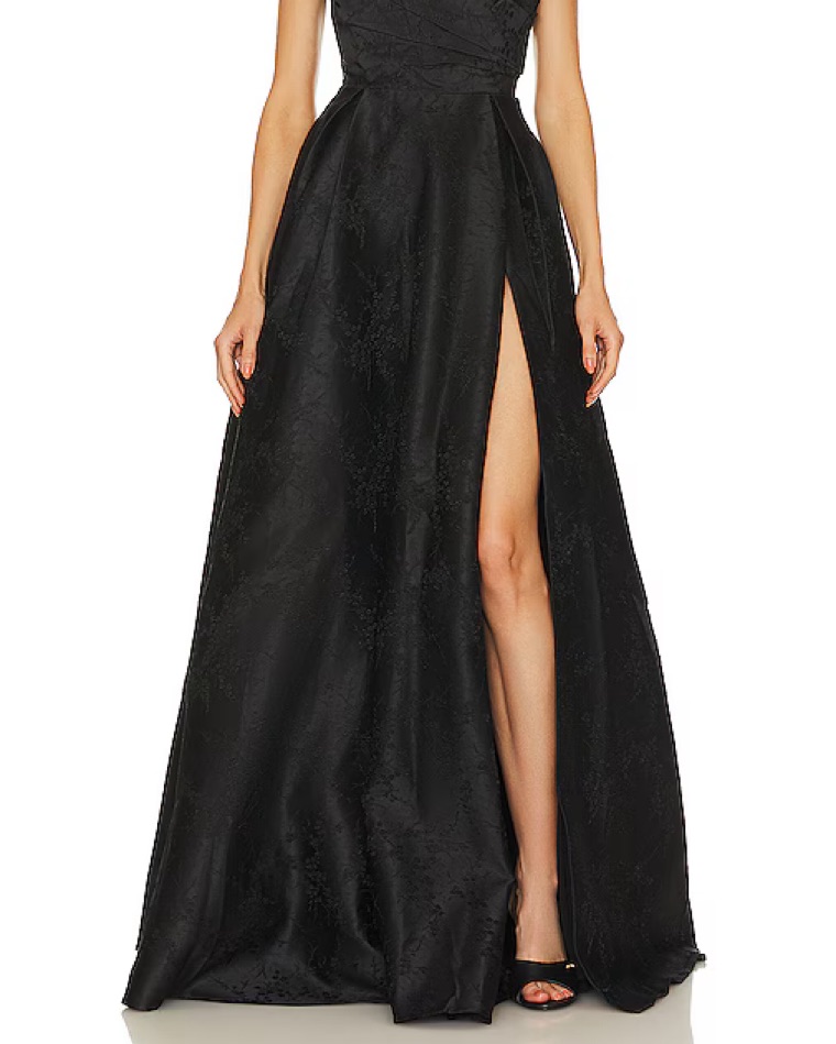 Sau Lee Lucinda Gown - Black, Size 4 NWT | Pickle