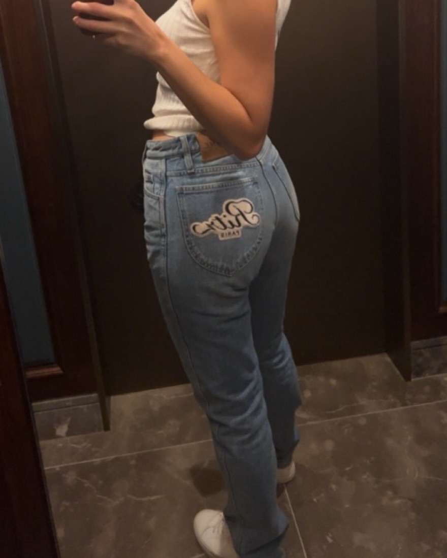 FRAME X Ritz Logo Jeans by FRAME - Pickle