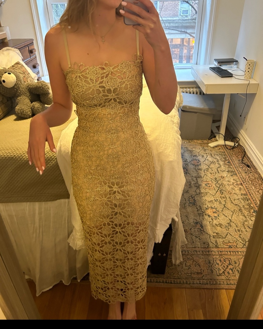 Arcina Ori Gold Dress by Arcina Ori - Pickle