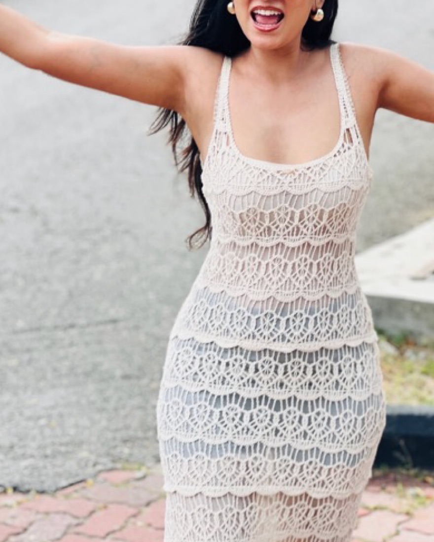 Crochet Dress Zara Gehaakte Jurk Zara How To Crochet A Patchwork Dress