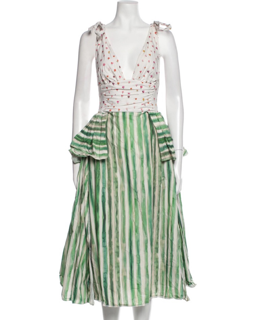 Rosie Assoulin Poplin Dress by Rosie Assoulin - Pickle
