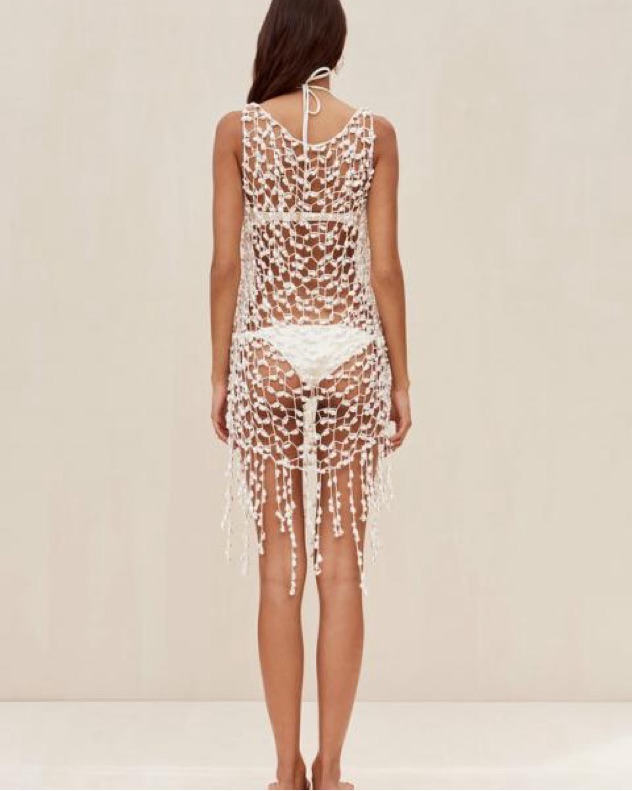 cult gaia - romana crochet dress - marine Cult Gaia crochet Dress by Cult Gaia