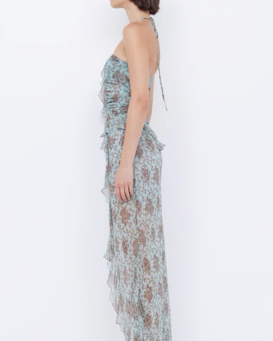 【関税込み】BEC + BRIDGE ブルー Twiggy マキシドレス BEC+BRIDGE Twiggy Frill Maxi Dress | Pickle