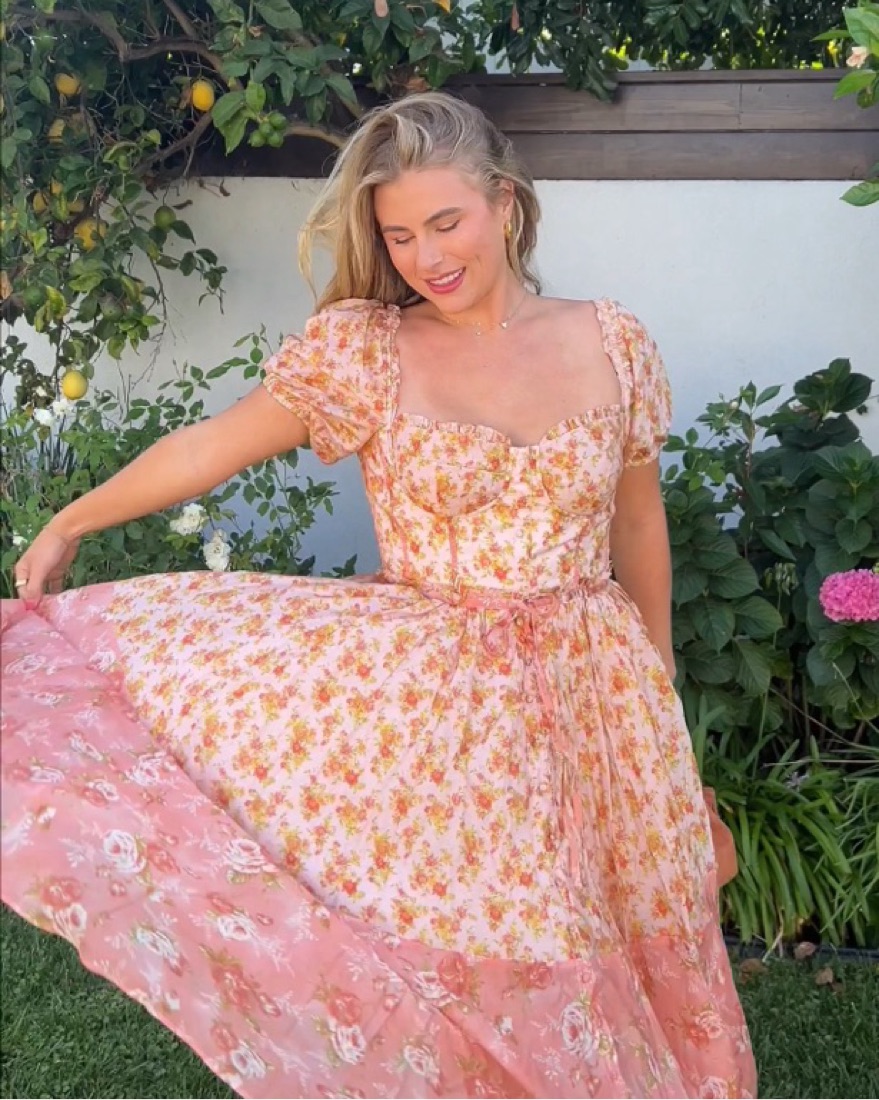 House Of CB Penelope Dress by House of CB - Pickle
