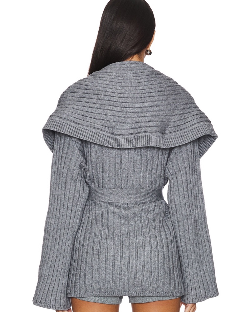 Guizio Knit Wrap Cardigan by Danielle Guizio - Pickle