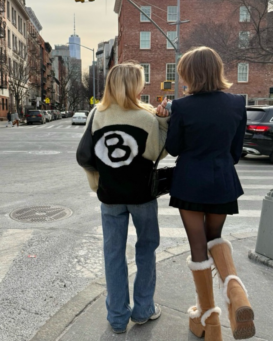  フリーススタジャン Stüssy 8 Ball Fleece Jacket by Stussy - Pickle