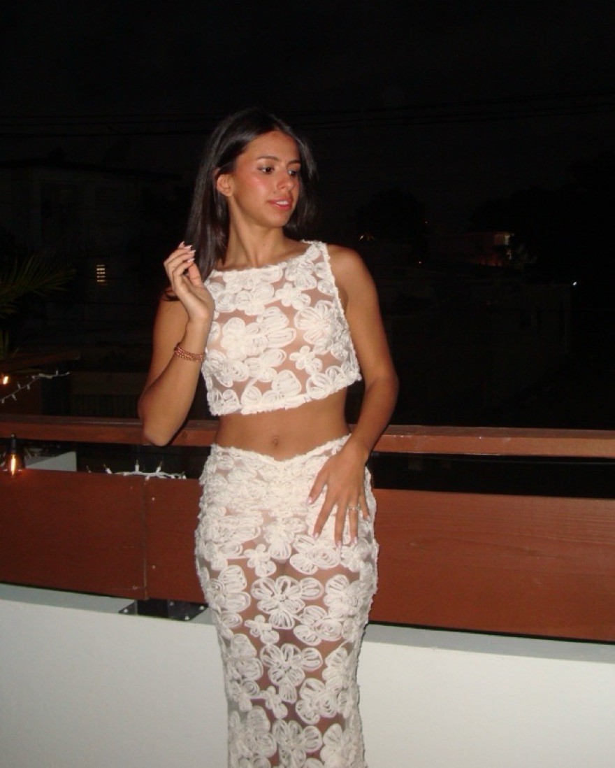 Fiorella Floret Maxi Skirt and Top Set by Peppermayo - Pickle