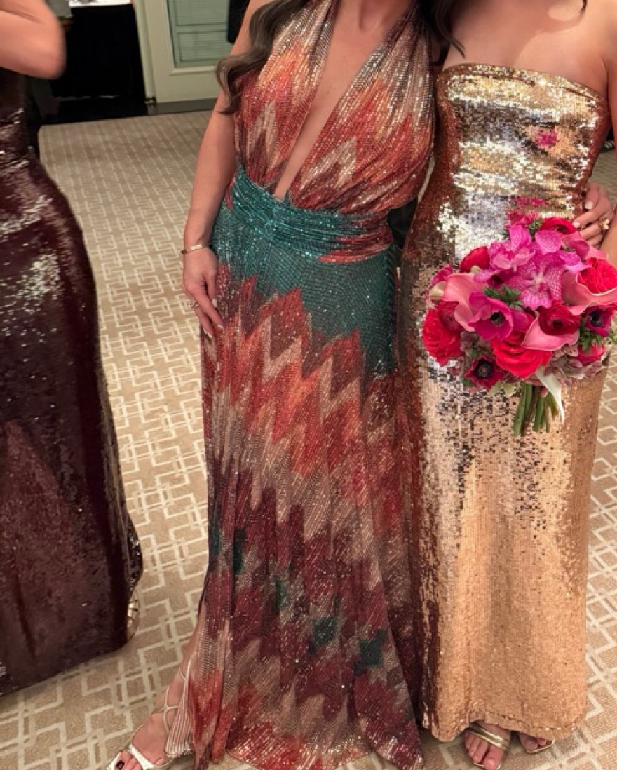 Ramy Brook Reyna Sequin Gown by Ramy Brook - Pickle